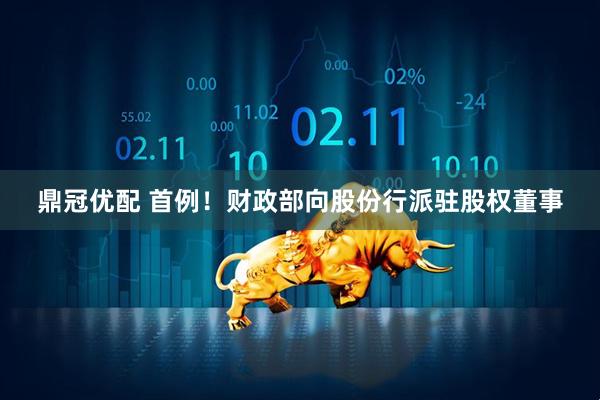 鼎冠优配 首例！财政部向股份行派驻股权董事