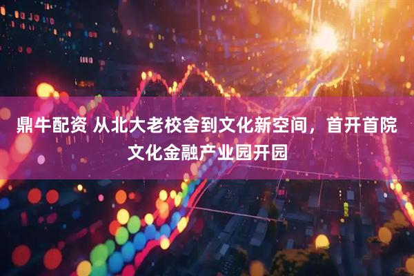 鼎牛配资 从北大老校舍到文化新空间，首开首院文化金融产业园开园