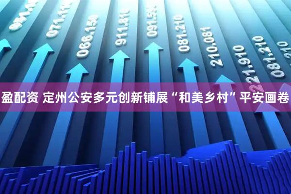 盈配资 定州公安多元创新铺展“和美乡村”平安画卷